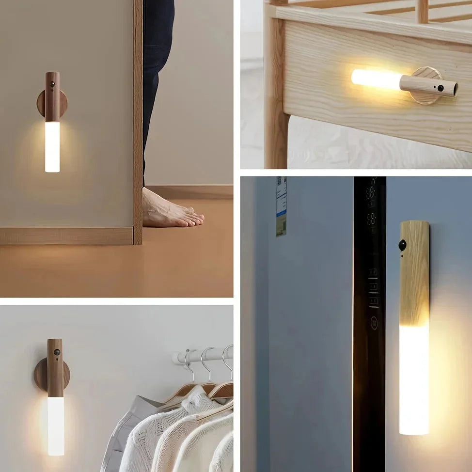 Luz LED Nocturna con Sensor de Movimiento | Recargable y Sin Cables – CasaSella™